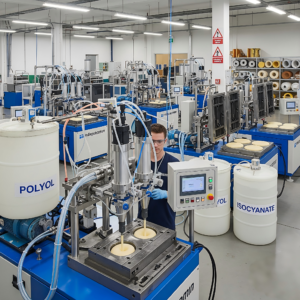 Low-Pressure Foaming Machine,PU Elastomer Casting,Polyurethane Turnkey Plant