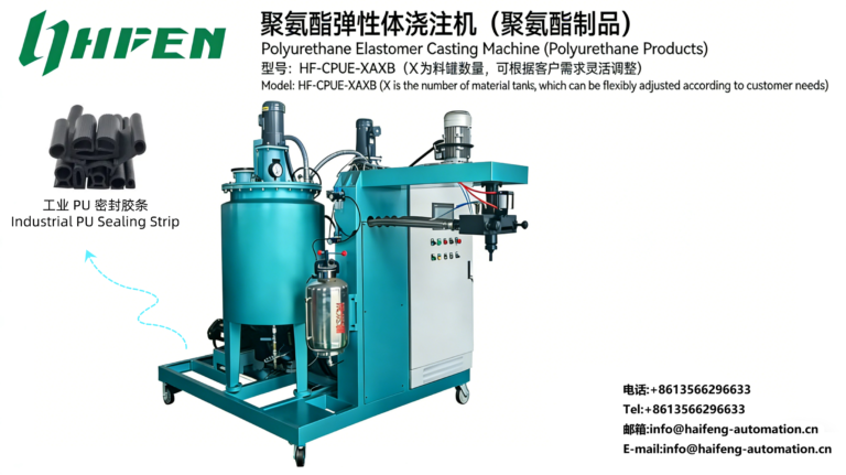 Polyurethane Elastomer Casting Machine | Industrial Equipment Sealing Strip Production