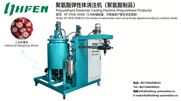 Polyurethane Elastomer Casting Machine | Industrial Weighing Wheel Production