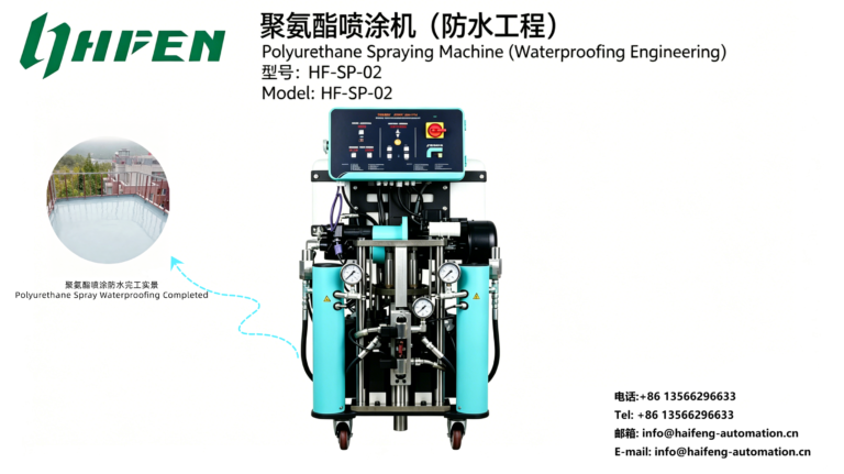 Polyurethane Spraying Machine | Building Waterproofing Construction