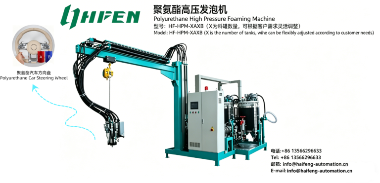 Polyurethane High-Pressure Foaming Machine | Automotive Steering Wheel Production
